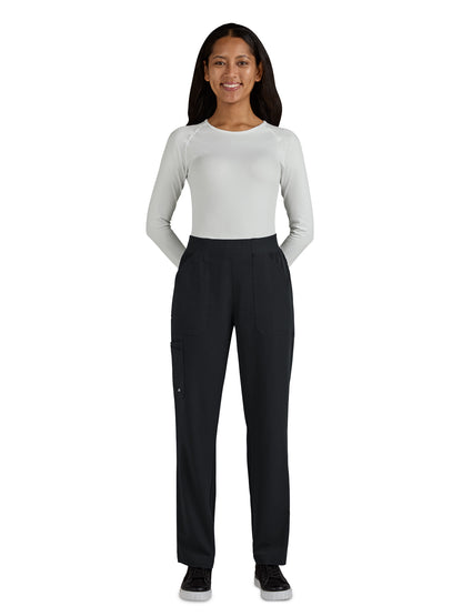 Women's 7-Pocket Boot Cut Jump Start Pant - 775 - Black