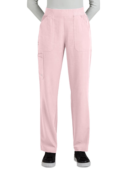 Women's 7-Pocket Boot Cut Jump Start Scrub Pant - 775 - Pink Dream