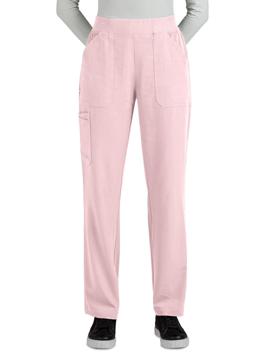 Women's 7-Pocket Boot Cut Jump Start Scrub Pant - 775 - Pink Dream