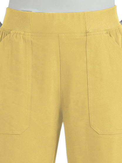 Women's 7-Pocket Boot Cut Jump Start Pant - 775 - Butter Yellow
