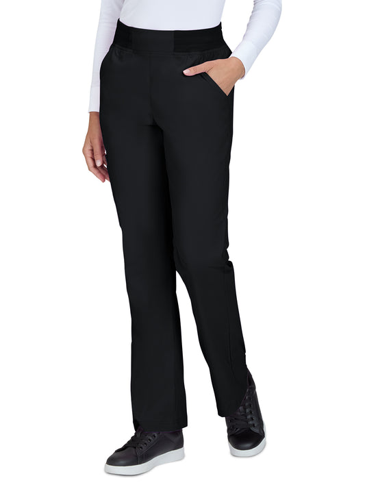 Women's 6-Pocket Boot Cut Wrenlee Scrub Pant - 778 - Black