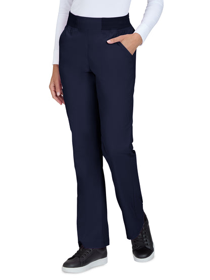 Women's 6-Pocket Boot Cut Wrenlee Scrub Pant - 778 - Navy