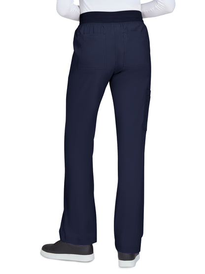 Women's 6-Pocket Boot Cut Wrenlee Scrub Pant - 778 - Navy