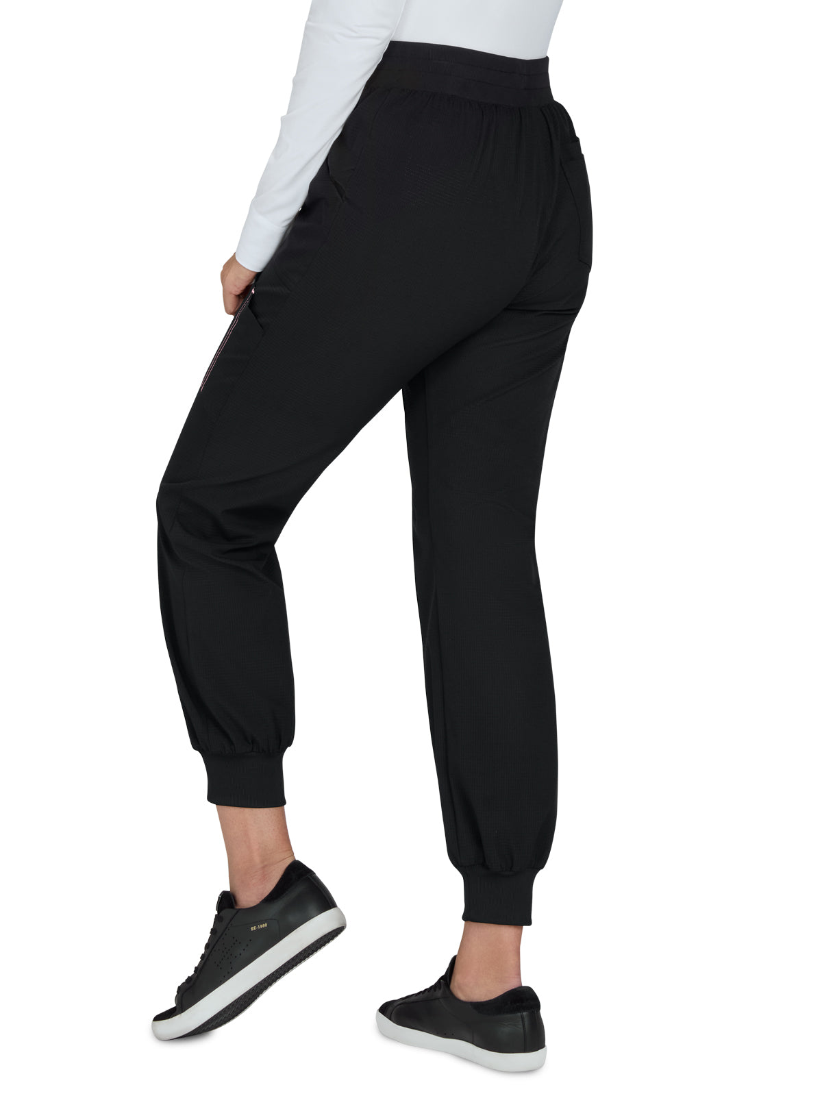 Women's Silky and Durable 7-Pocket Jogger-Style Scrub Pant - 781 - Black