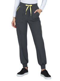 Women's Seven-Pocket Silky and Durable Jogger-Style Pant - 781 - Charcoal