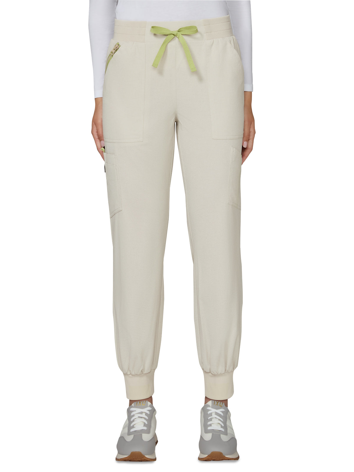 Women's Seven-Pocket Silky and Durable Jogger-Style Pant - 781 - Bone