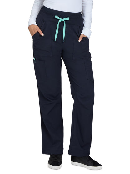 Women's Wide-Leg 6-Pocket Freda Scrub Pant - 785 - Navy