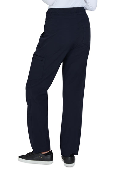 Women's Wide-Leg 6-Pocket Freda Scrub Pant - 785 - Navy