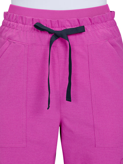 Women's Wide-Leg 6-Pocket Freda Scrub Pant - 785 - Hibiscus Pink