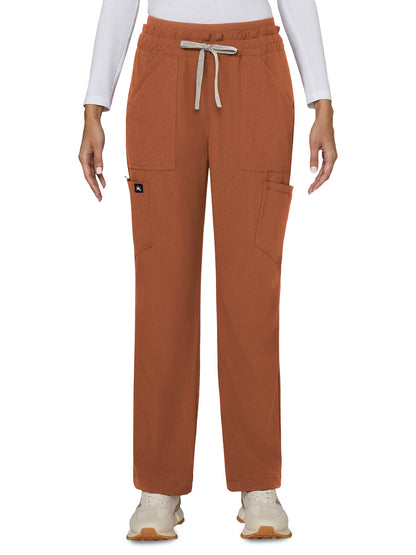 Women's Six-Pocket Wide-Leg  Freda Pant - 785 - Dark Copper