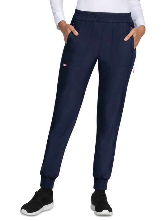Women’s Six-Pocket Chessa Scrub Pant - 786 - Navy