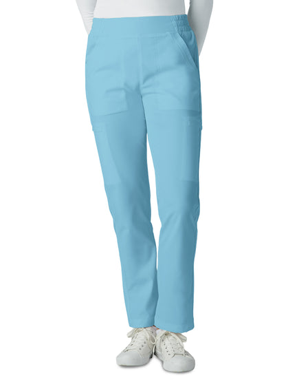 Women’s Six-Pocket Chessa Scrub Pant - 786 - Sky