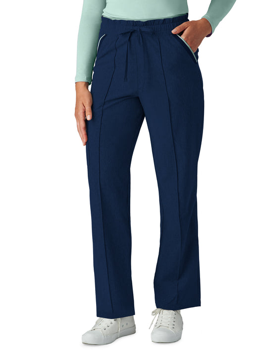 Women's Five-Pocket Wide-leg Raelynn Scrub Pant - 789 - Navy