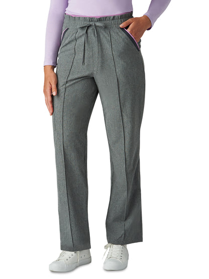Women's Five-Pocket Wide-leg Raelynn Scrub Pant - 789 - Heather Grey