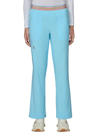 Women's Five-Pocket Flared Scrub Pant - 790 - Sky