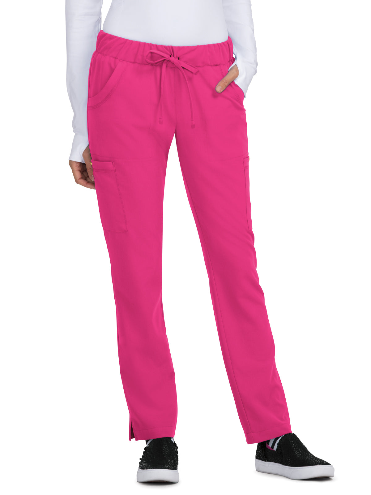 Women's Six-Pocket Slim Fit Buttercup Pant - B700 - Flamingo