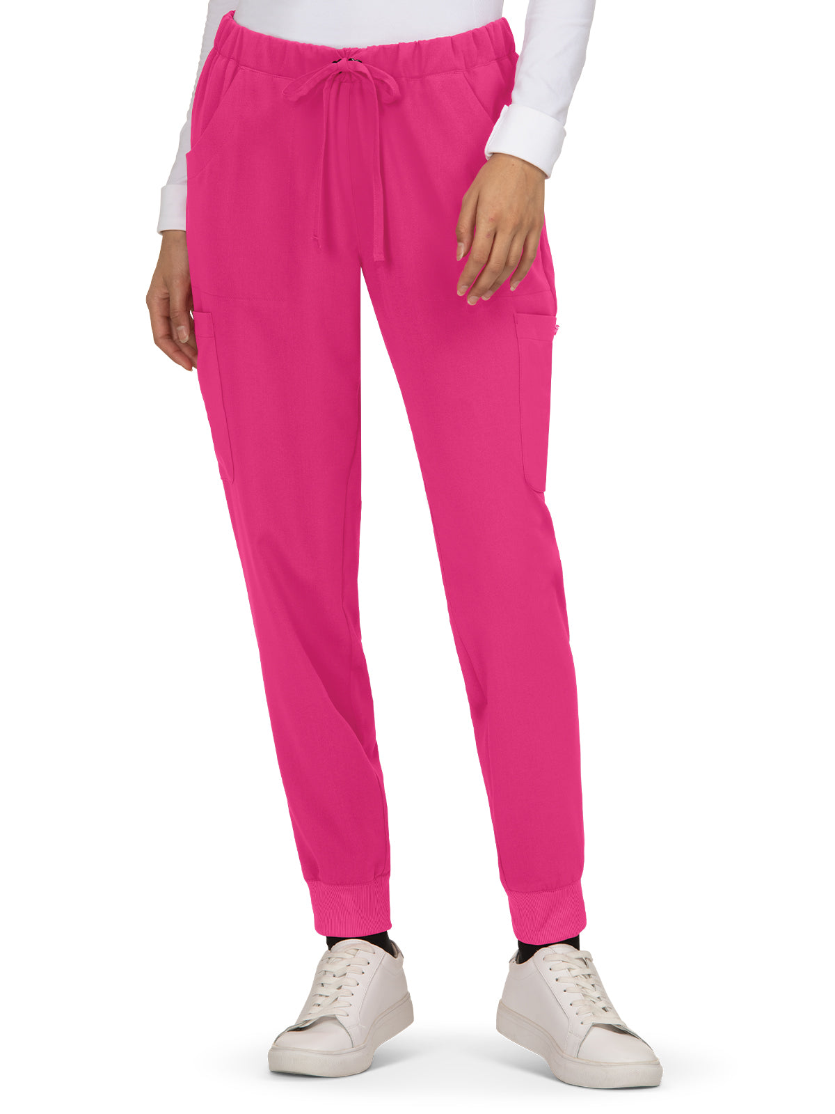 Women's Six-Pocket Jogger Aster Pant - B703 - Flamingo