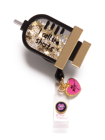Retractable Cord With Snap Badge Holder Badge Reel - BA156 - Syringe