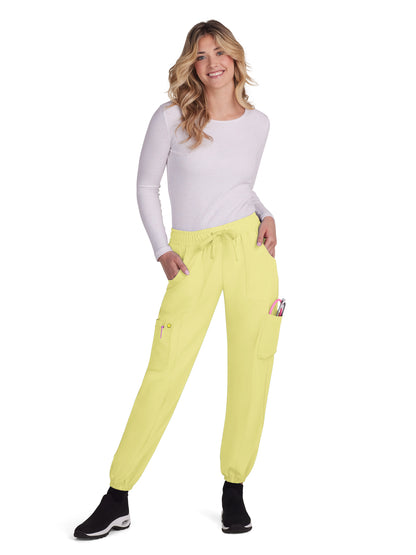 Women's 7-Pocket Jolly Jogger Scrub Pant - S700 - Loving Yellow