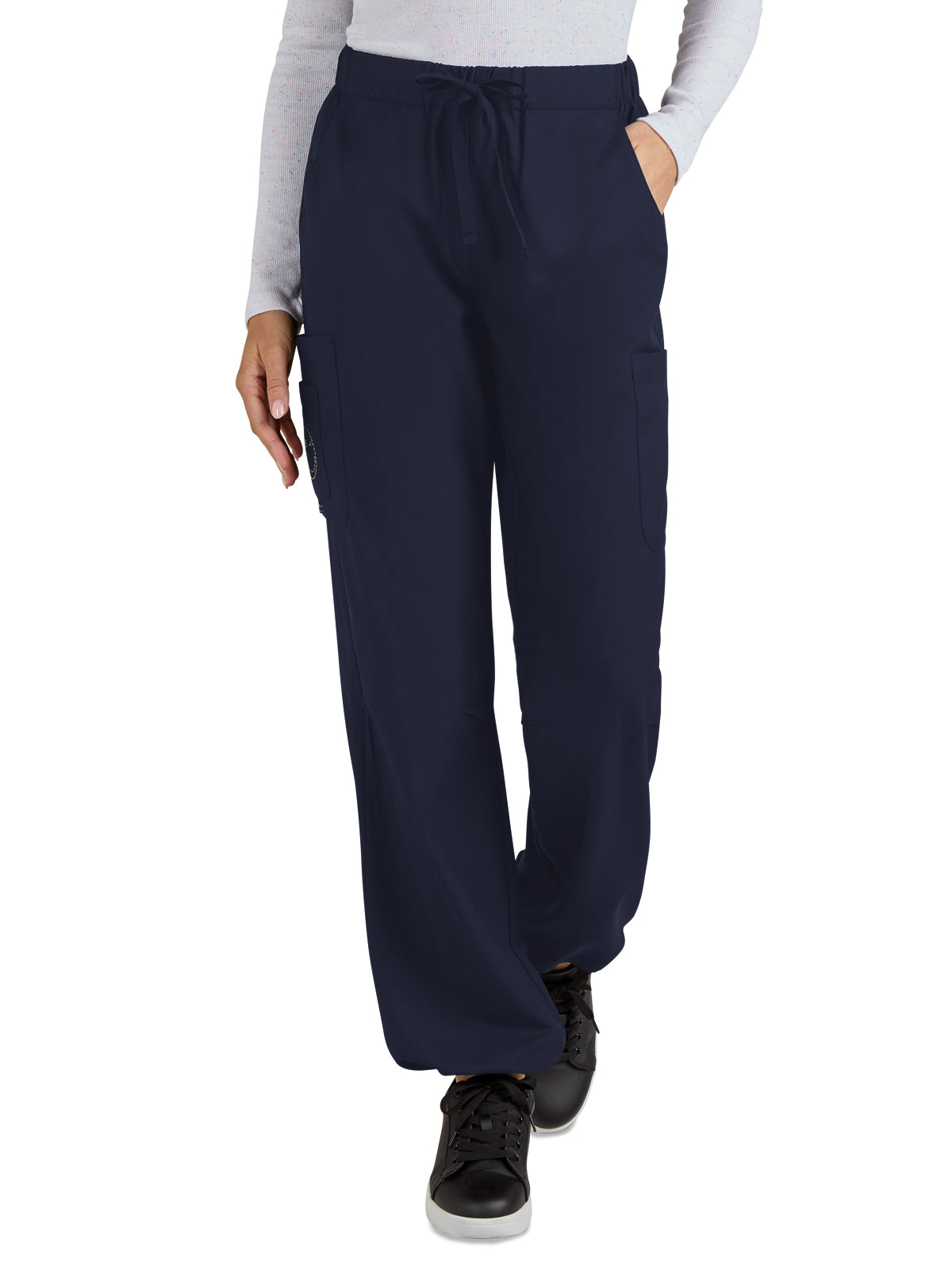 Women's 7-Pocket Jubilant Scrub Pant - S701 - Navy