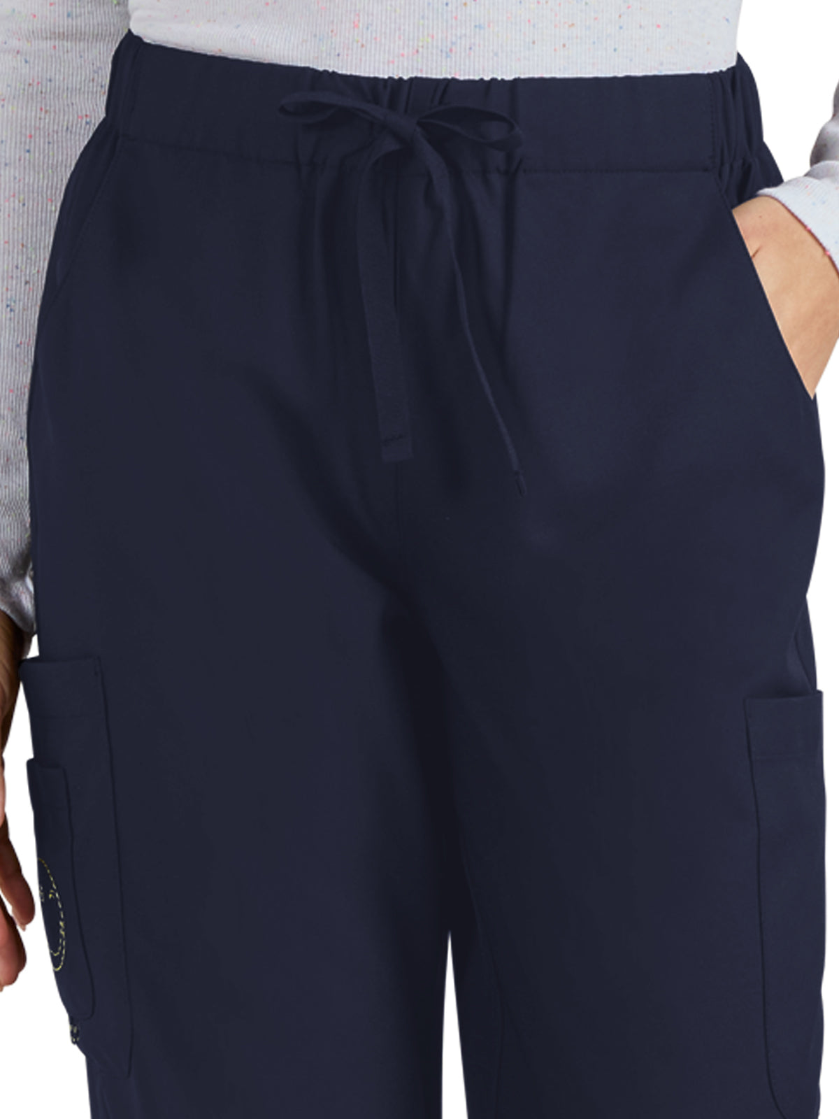 Women's 7-Pocket Jubilant Scrub Pant - S701 - Navy