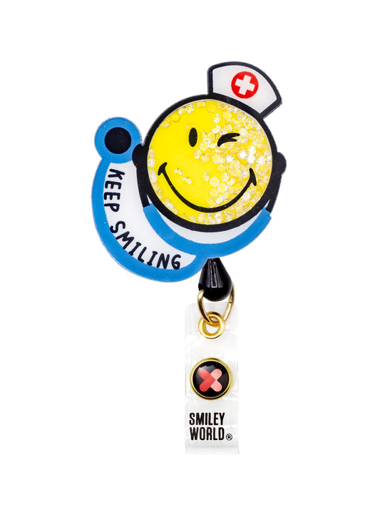 Shaker-Style Badge Reel  - SA156 - Dr. Smiley