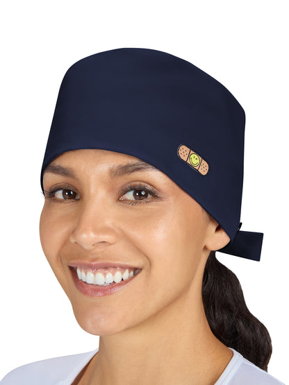 Women's Smiling All Around Skull Cap - SA174 - Navy