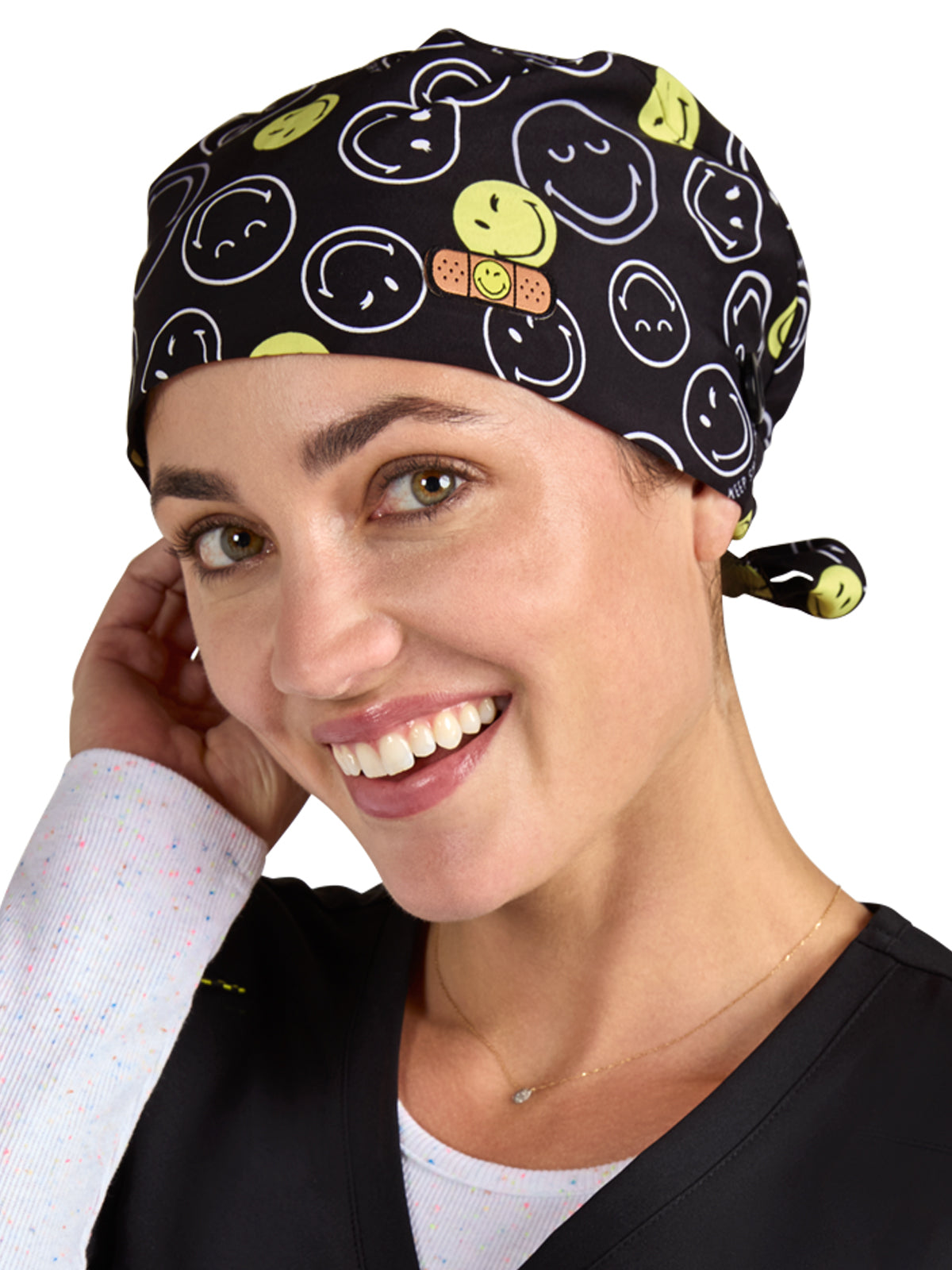 Unisex Printed Breathable Stretch Scrub Cap - SA174PR - Doing Great