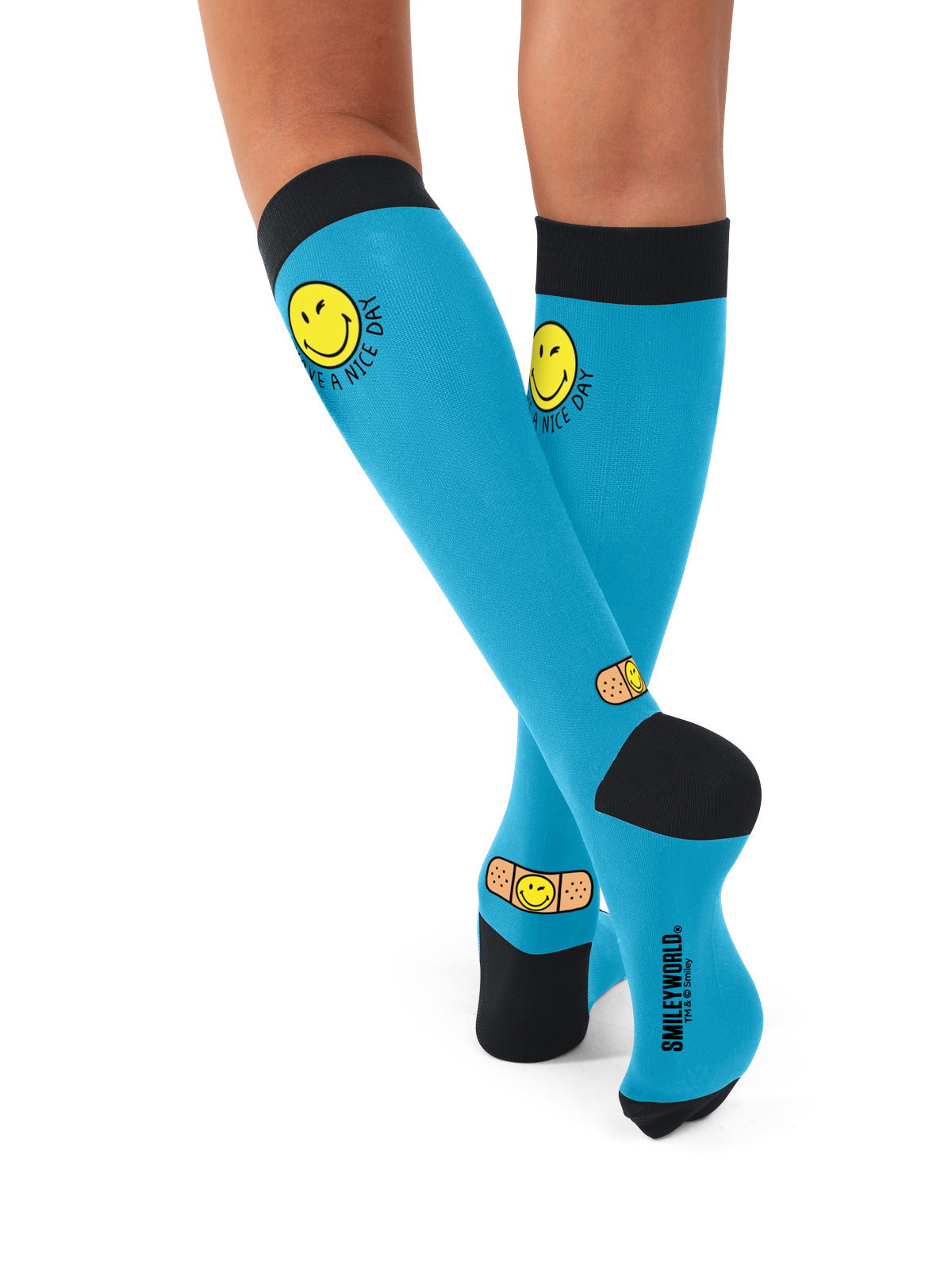 2-Pack Compression Socks - SA179 - Have a Nice Day