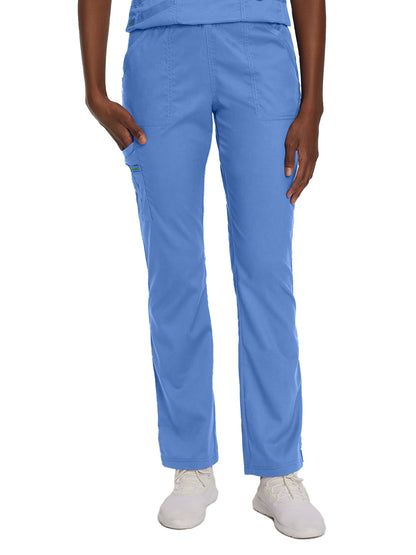 Women's Five-Pocket Straight Leg Cargo Pant - 2042 - Ceil