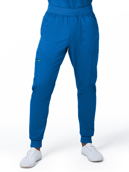 Men's 7-Pocket Zipper Fly Jogger Scrub Pant - 2100PRV - Royal