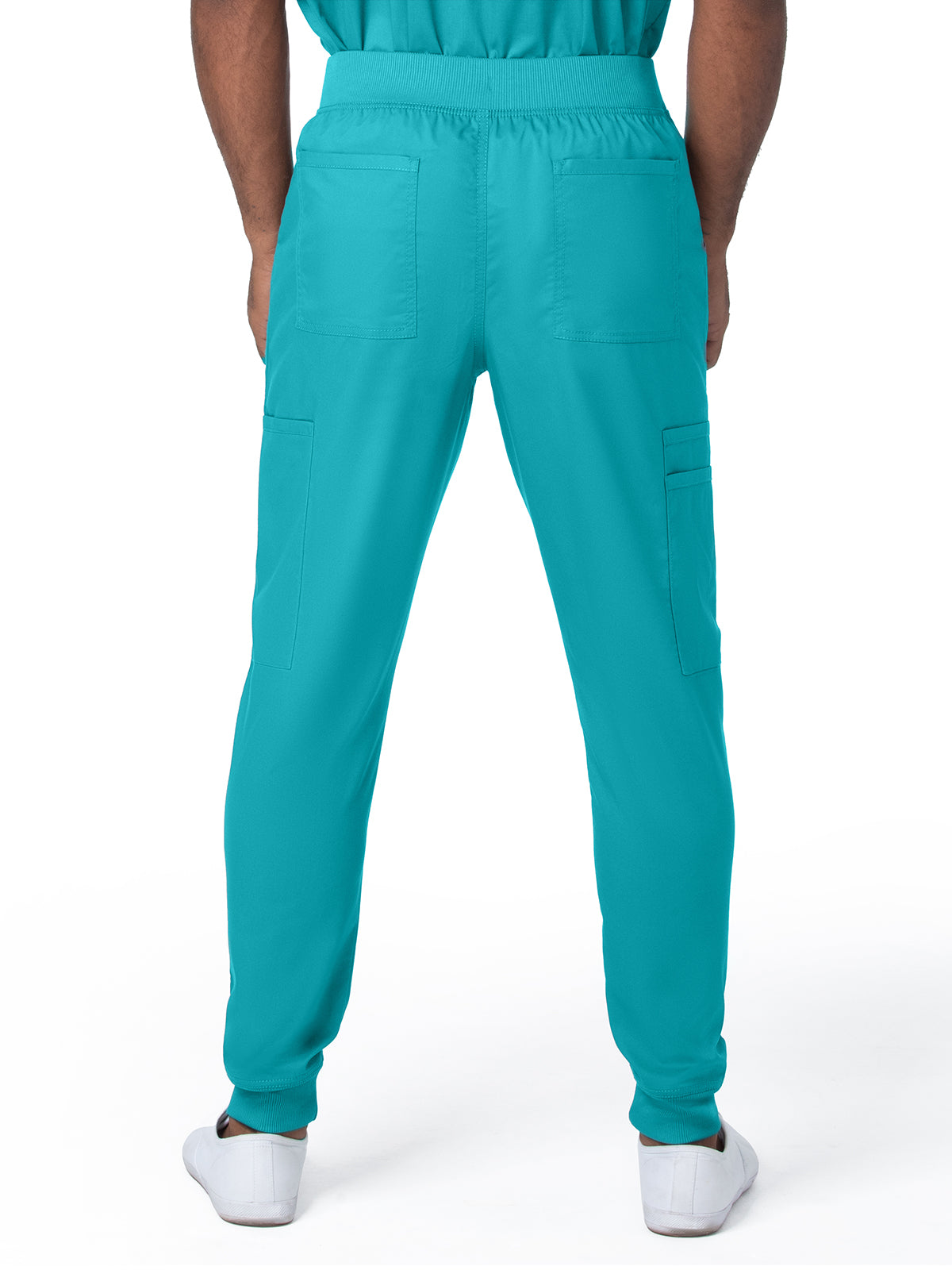 Men's 7-Pocket Zipper Fly Jogger Scrub Pant - 2100PRV - Teal