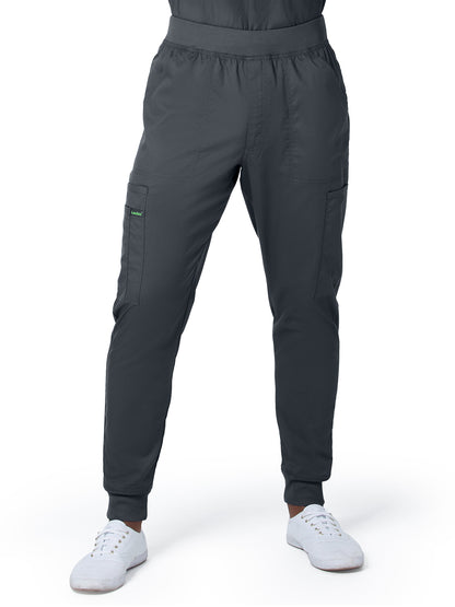 Men's 7-Pocket Zipper Fly Jogger Scrub Pant - 2100PRV - Graphite