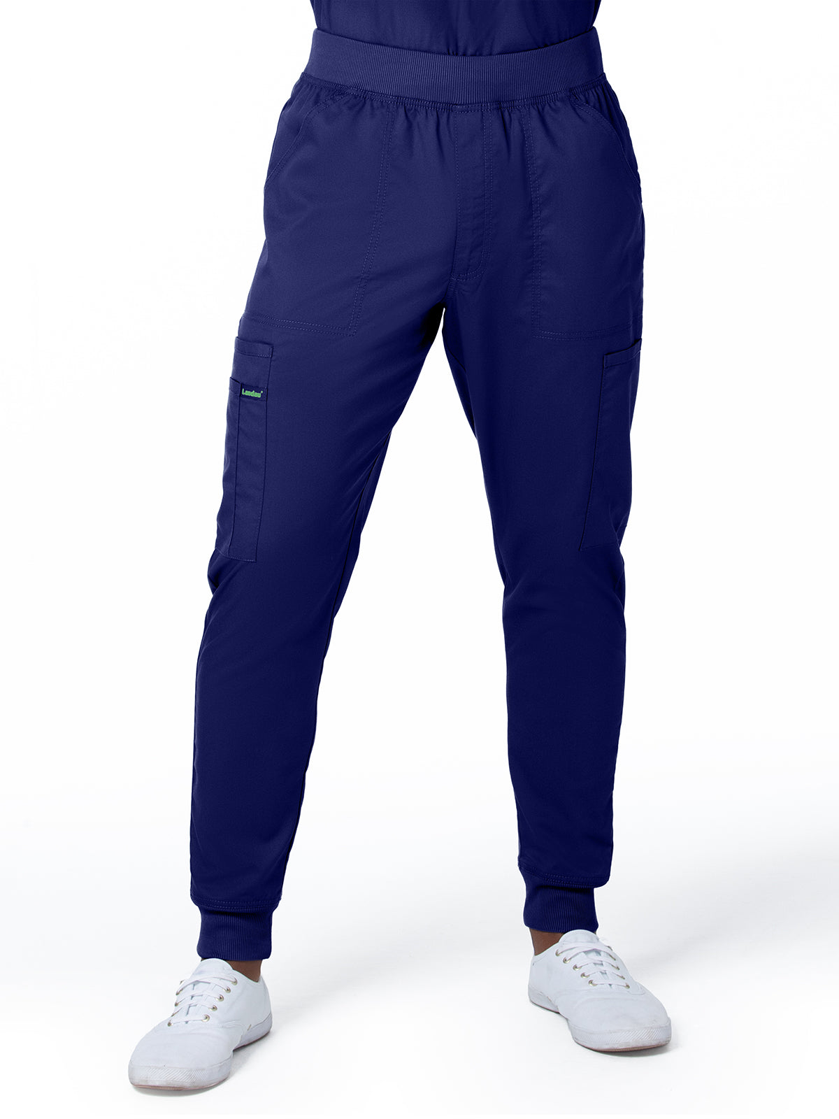 Men's 7-Pocket Zipper Fly Jogger Scrub Pant - 2100PRV - True Navy