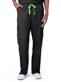 Unisex Six-Pocket Straight Leg Cargo Pant - 2104 - Black