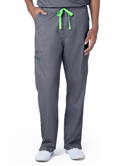 Unisex Six-Pocket Straight Leg Cargo Pant - 2104 - Steel