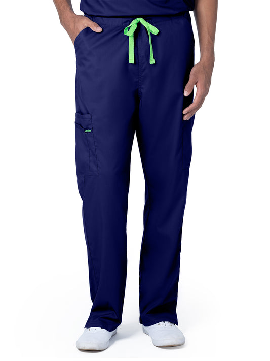 Unisex Six-Pocket Straight Leg Cargo Pant - 2104 - True Navy