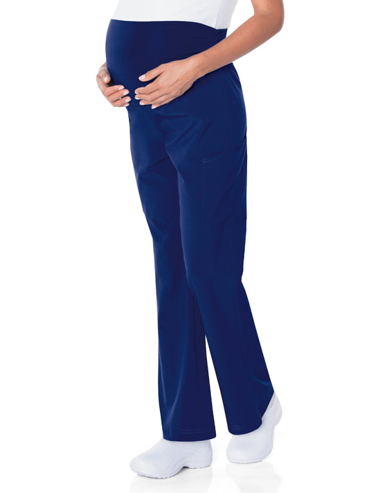 Women's 3-Pocket Bootcut Maternity Scrub Pant - 2399 - True Navy