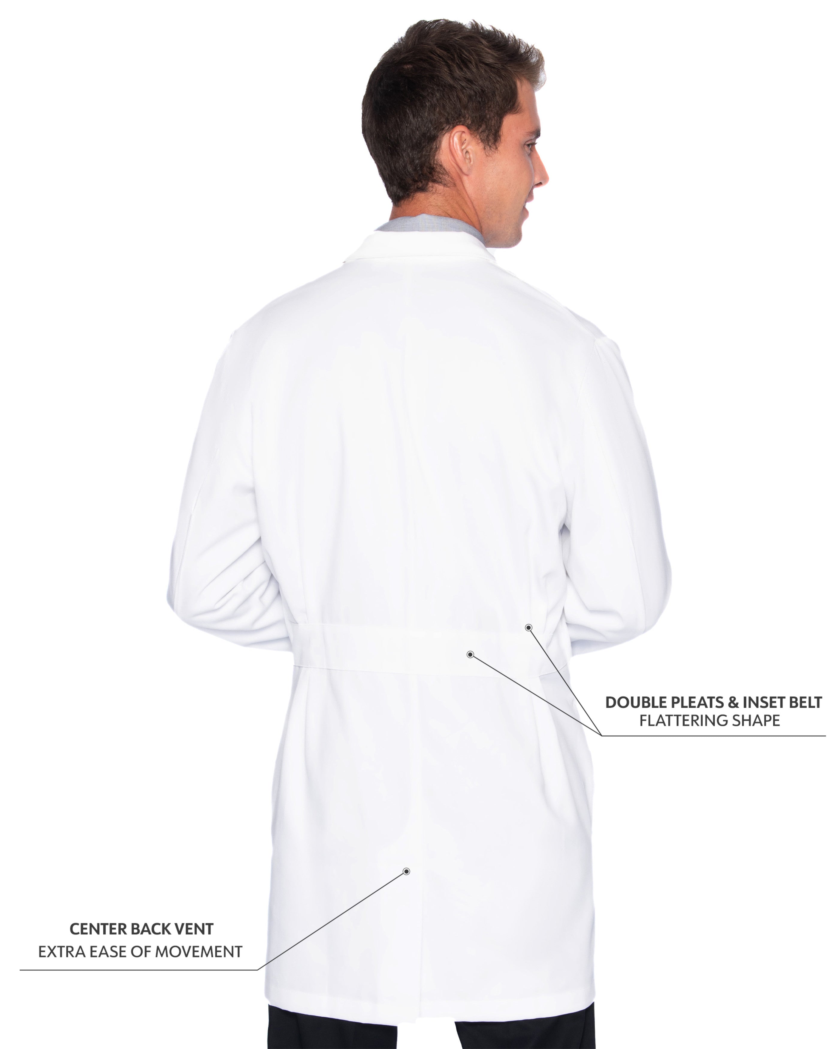 Cotton twill lab coat best sale