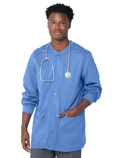 Men's 3-Pocket Crew Neck Warm-Up Jacket - 3170 - Ceil