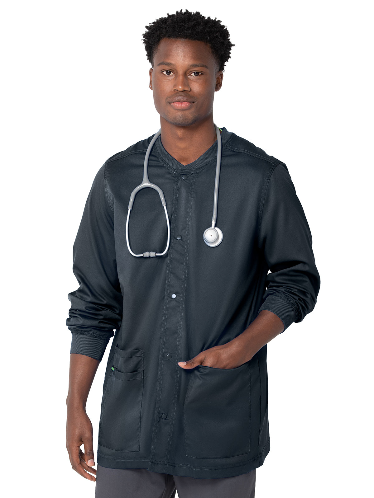 Men's Warm-Up Scrub Jacket - 3170 - Graphite