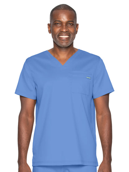 Unisex Two-Pocket Tuckable V-Neck Top - 4259 - Ceil