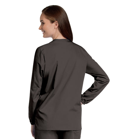 Women's 2-Pocket Scrub Jacket - 75221 - Black