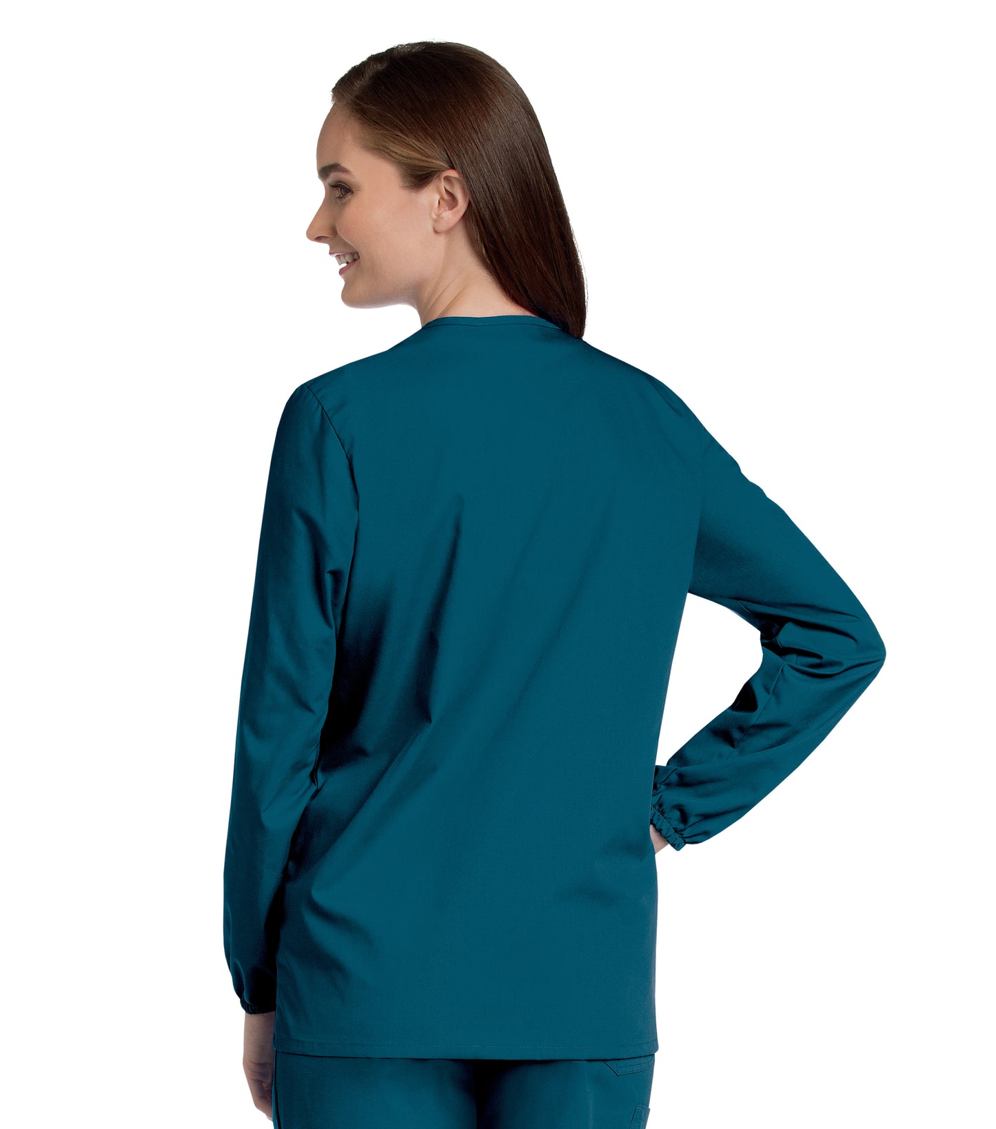 Women's 2-Pocket Scrub Jacket - 75221 - Caribbean