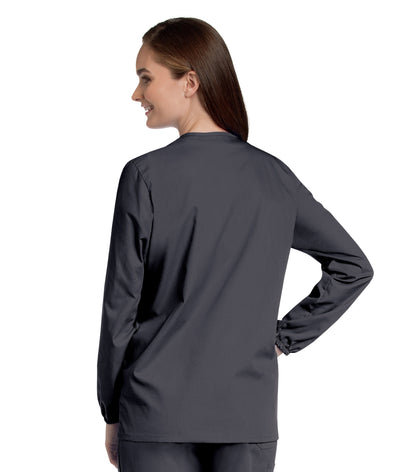 Women's 2-Pocket Scrub Jacket - 75221 - Graphite