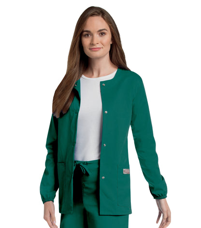 Women's 2-Pocket Scrub Jacket - 75221 - Hunter