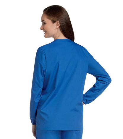 Women's 2-Pocket Scrub Jacket - 75221 - Royal Blue