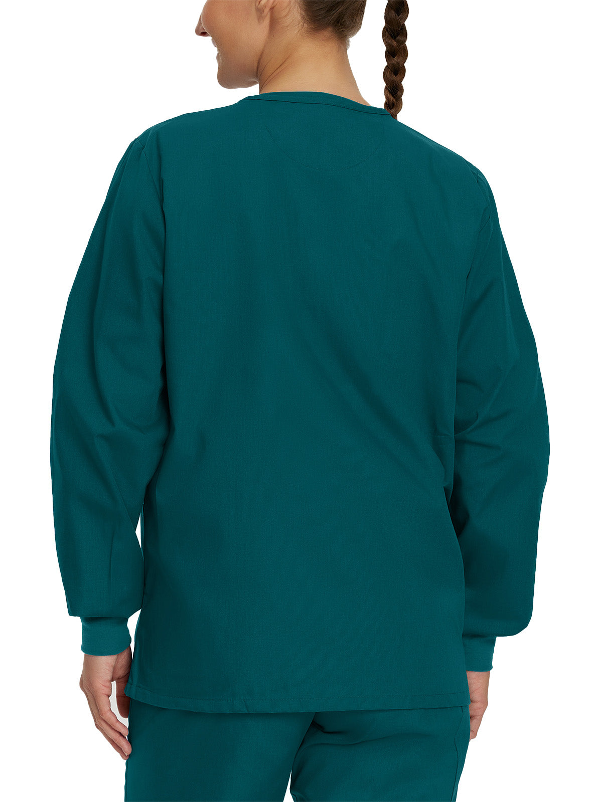 Unisex 2-Pocket Scrub Jacket - 75231 - Caribbean