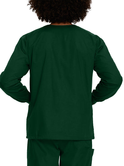 Unisex 2-Pocket Scrub Jacket - 75231 - Hunter