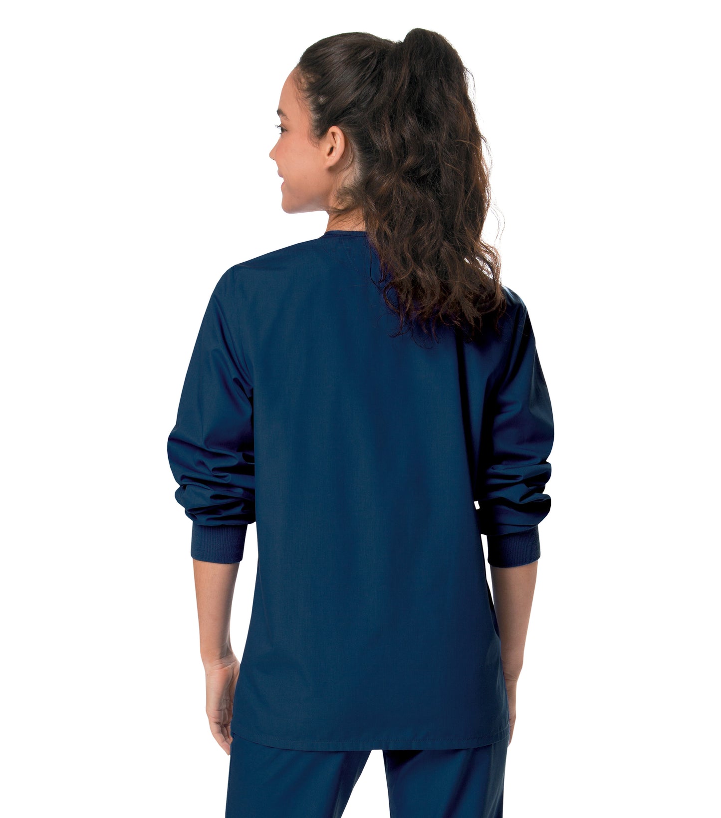 Unisex 2-Pocket Scrub Jacket - 75231 - Navy